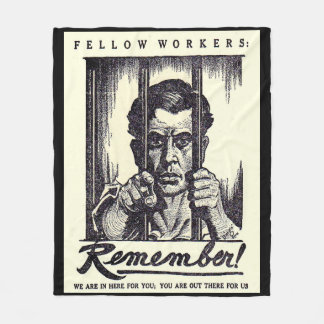 1917 Fellow Workers Remember! Fleece Blanket