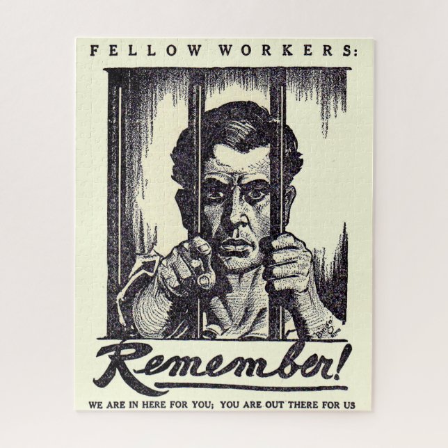 1917 Fellow Workers Remember! Jigsaw Puzzle (Vertical)