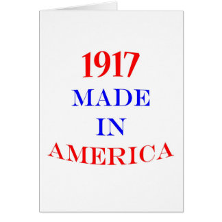 1917 Made in America Cards