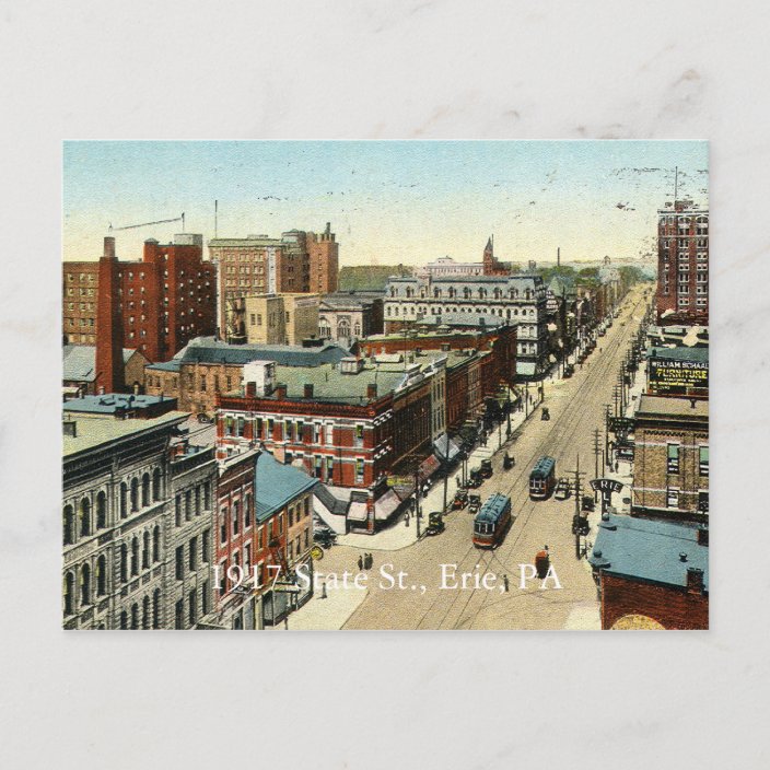 1917 State St., Erie, PA Postcard | Zazzle.com