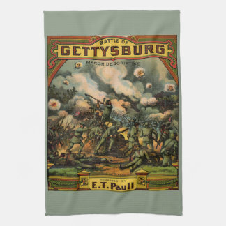 1917 The Battle of Gettysburg sheet music Kitchen Towel
