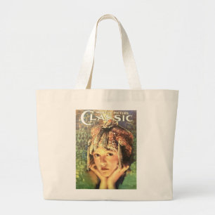 1918 Gladys Brockwell silent movie actress Large Tote Bag