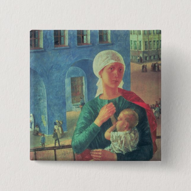 1918 in Petrograd, 1920 Pinback Button (Front)