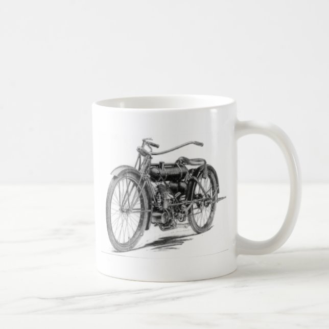 1918 Vintage Motorcycle Coffee Mug (Right)