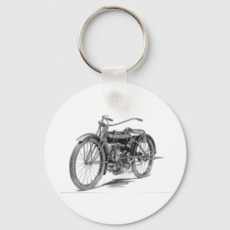 1918 Vintage Motorcycle Keychain