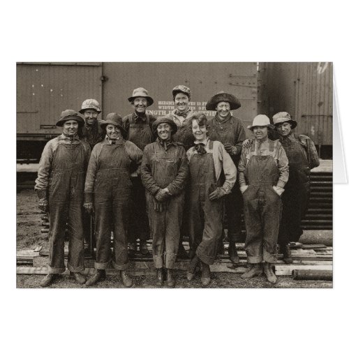 1918 Women Laborers Union Pacific Railroad