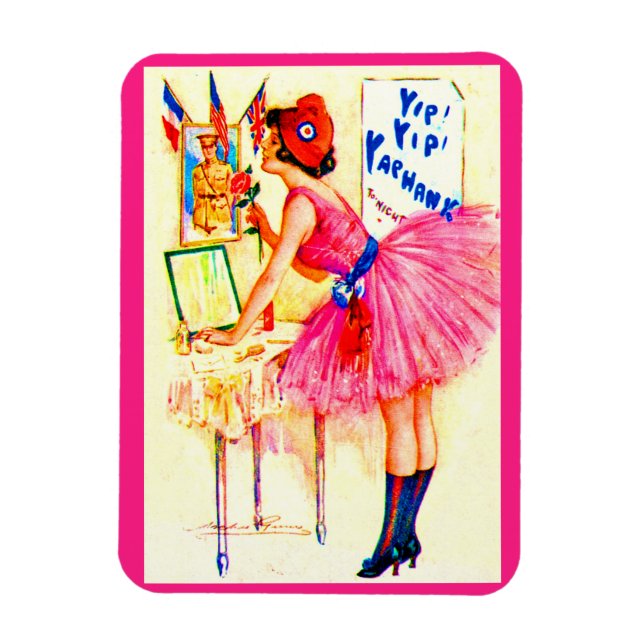 1918 Yip Yip Yaphank playbill cover Magnet (Vertical)