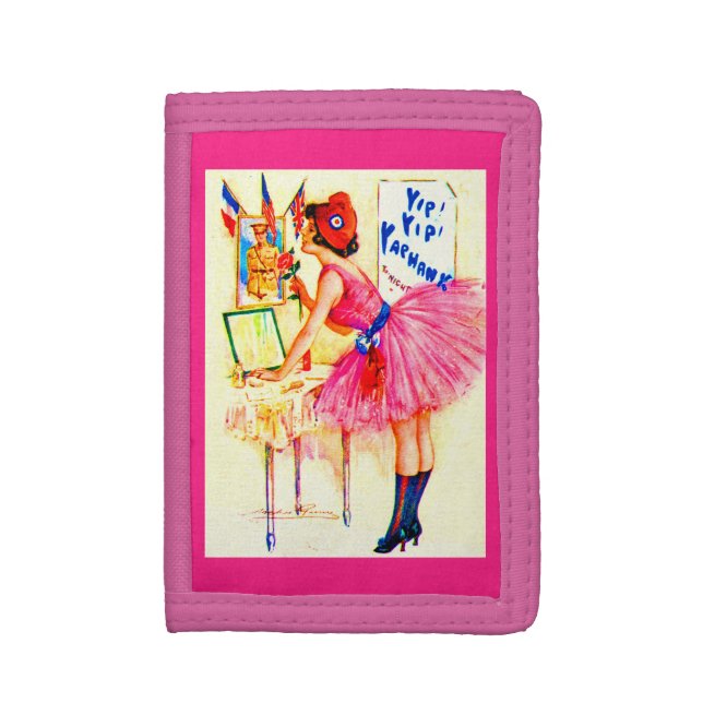 1918 Yip Yip Yaphank playbill cover print Trifold Wallet (Front Vertical)