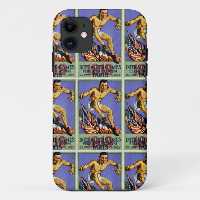 1919 Allied Games Poster Case-Mate iPhone Case (Back)