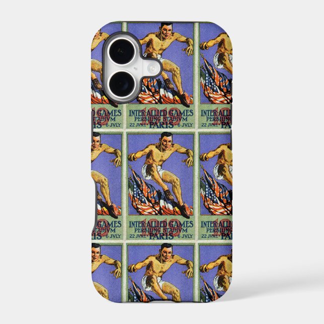 1919 Allied Games Poster Iphone Case (Back)