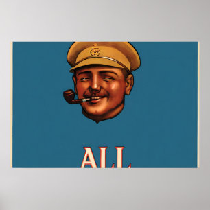 1919 British Recruitment Poster WWII Propaganda