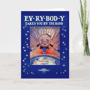 1919 Ev-Ry-Bod-Y Takes You By the Hand sheet music Card