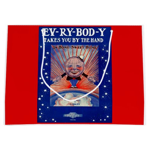 1919 Ev_Ry_Bod_Y Takes You By the Hand sheet music Large Gift Bag