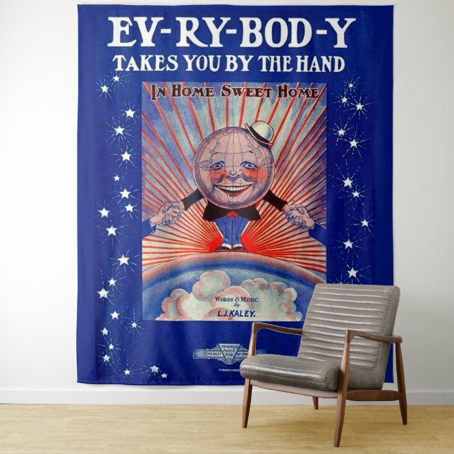 1919 Ev-Ry-Bod-Y Takes You By the Hand sheet music Tapestry (In Situ)