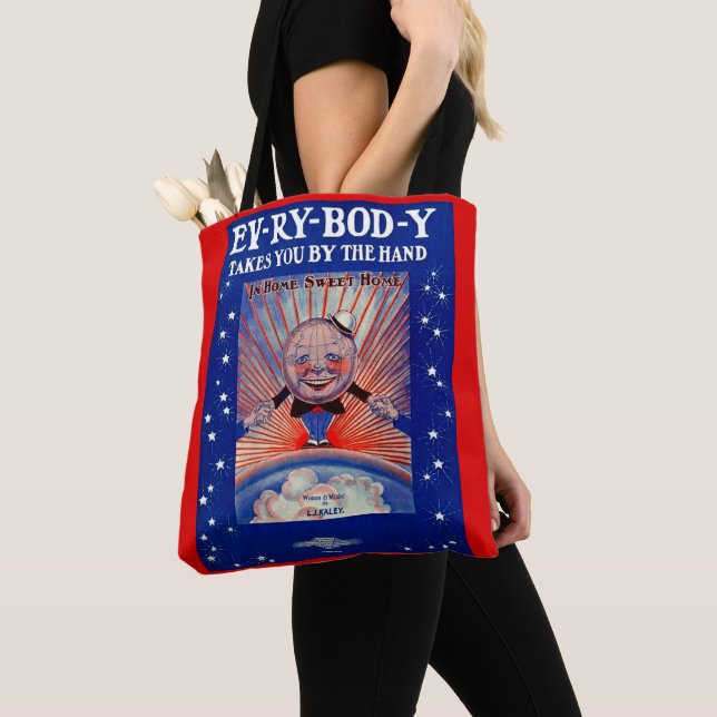 1919 Ev-Ry-Bod-Y Takes You By the Hand sheet music Tote Bag (Close Up)