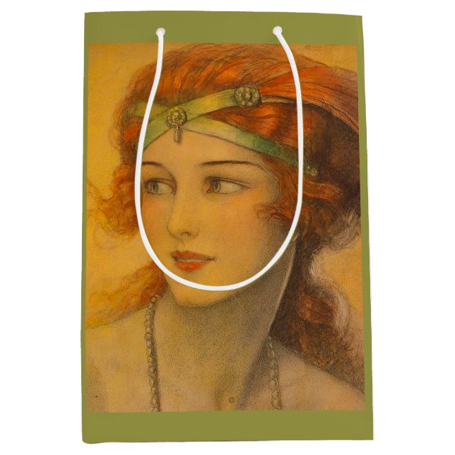 1919 gorgeous redhead medium gift bag (Front)