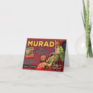 1919 Murad cigarettes ad Card