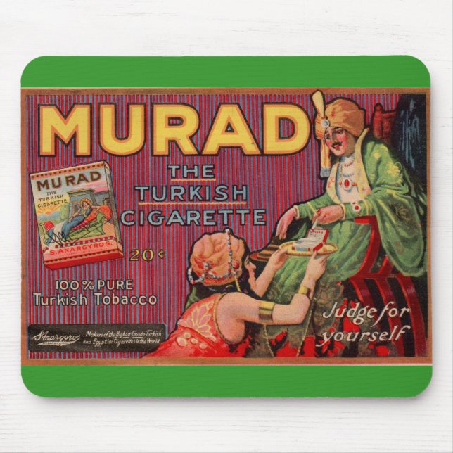 1919 Murad cigarettes ad Mouse Pad (Front)