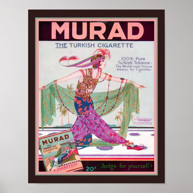 1919 Murad Turkish Tobacco  Poster (Front)