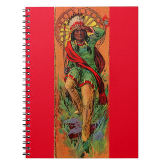 1919 Native American Indian illustration Notebook