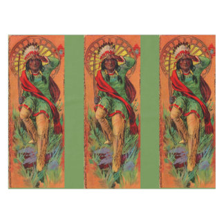 1919 Native American Indian illustration Tablecloth