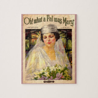 1919 Oh! What a Pal Was Mary song sheet Jigsaw Puzzle