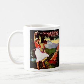 1919 Pikes Peak Colorado Poster Coffee Mug by historicimage at Zazzle