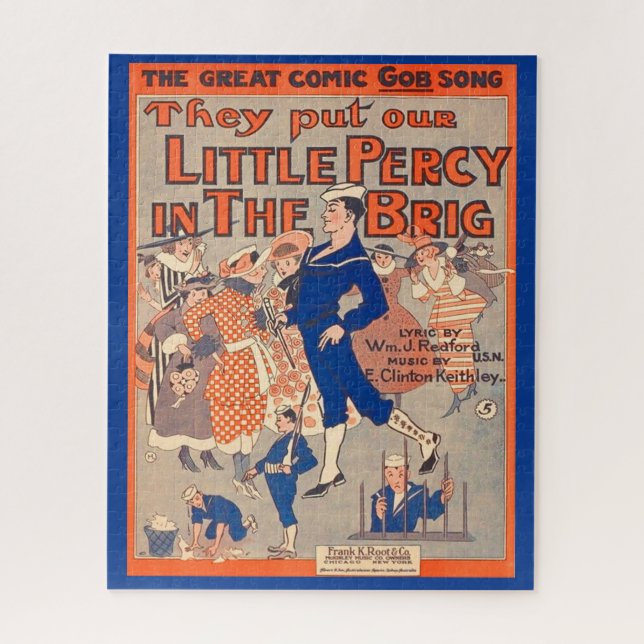  1919 They Put Our Little Percy in the Brig  Jigsaw Puzzle (Vertical)