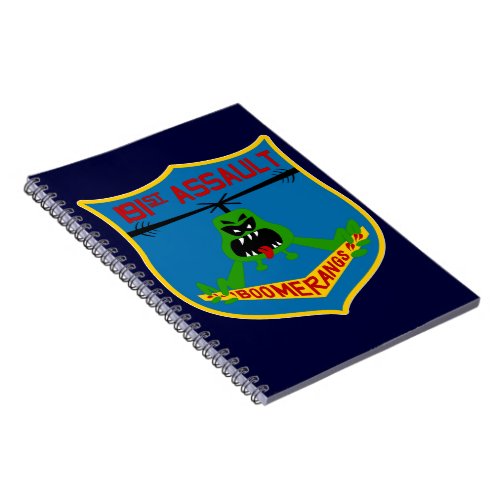 191st AHC Boomerangs Patch_only Notebook