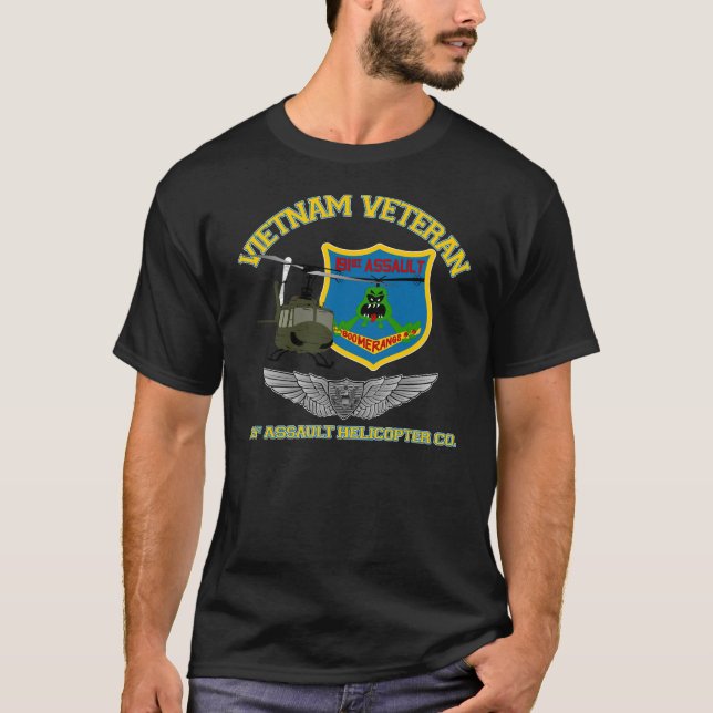 191st AHC - Crew Wings T-Shirt (Front)