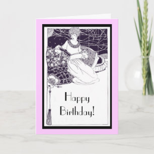 1920 Art Deco Birthday Card