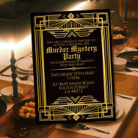 1920 art deco murder mystery birthday party