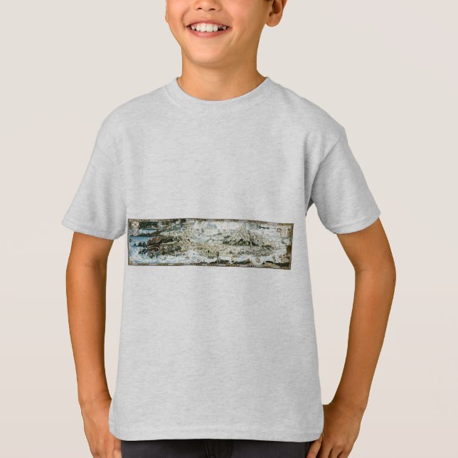 1920 Classic Fairyland Imaginary Map T-Shirt (Front)