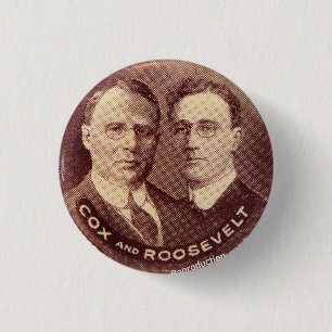1920 Cox/Roosevelt reproduction Button