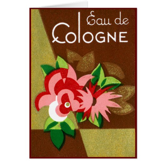 1920 Eau de Cologne perfume Cards (Front)