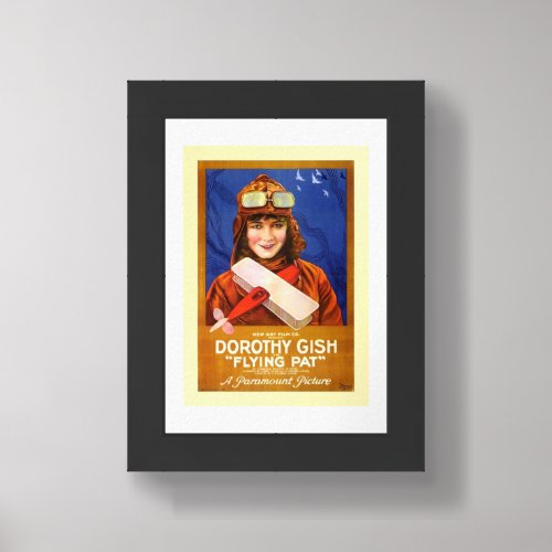 1920 film Flying Pat Framed Art