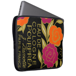 1920 French Eau de Cologne Pourprea perfume Laptop Sleeve