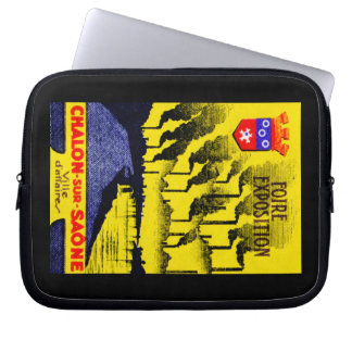 1920 French Industrial Expo Laptop Sleeve