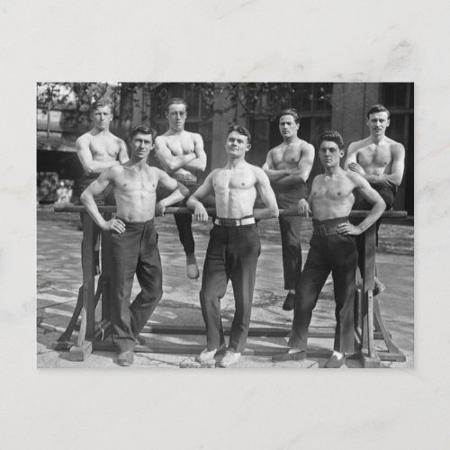 1920 Gymnasts Postcard