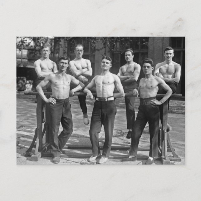 1920 Gymnasts Postcard (Front)