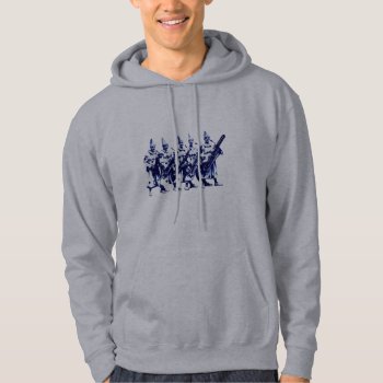1920 Jazz Clowns  Blue Hoodie by historicimage at Zazzle