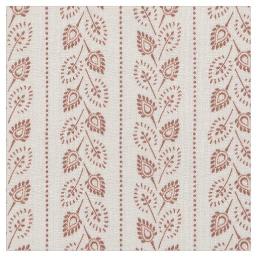 1920 Leaf Stripe Fabric