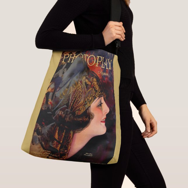 1920 Photoplay magazine cover Crossbody Bag (Close Up)