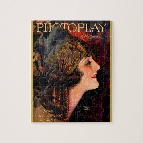 1920 Photoplay magazine cover Jigsaw Puzzle