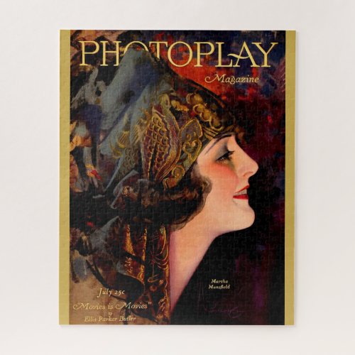 1920 Photoplay magazine cover Jigsaw Puzzle