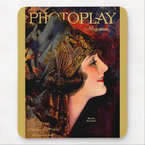 1920 Photoplay magazine cover Mouse Pad