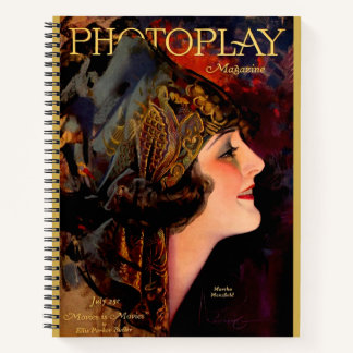 1920 Photoplay magazine cover Notebook
