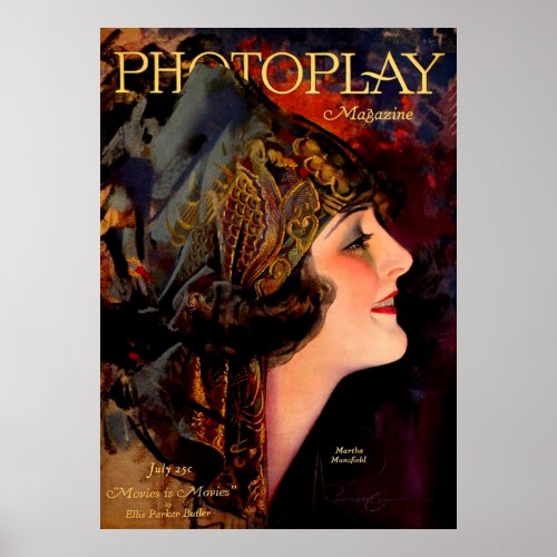 1920 Photoplay magazine cover Poster