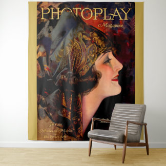 1920 Photoplay magazine cover Tapestry