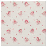 1920 Red Leaves Fabric